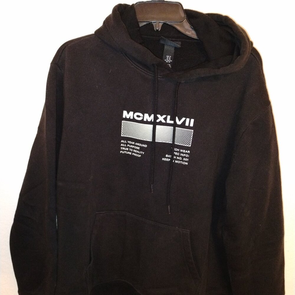 H&M Techwear Hoodie (XL) | DHL Zip Up Hoodie (L)